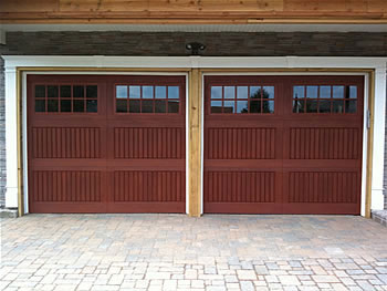 Fiberglass Garage Doors with Windows installation by Windows and Doors Toronto