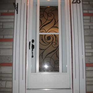 5-Wrought Iron Design Exterior Door Installed by Windows and Doors Toronto