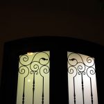 Arch-Fiberglass-Doors-with-Iron-Art-Design-an installed by Windows And Doors Toronto