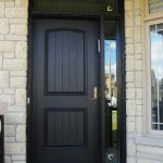 Executive Door, Fiberglass Door with Rustic and SIide Lite & Transom Installed in Richmondhill Ontario by Windows and Doors Toronto
