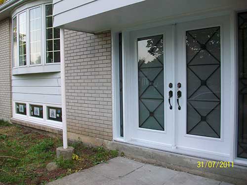 6-Excalibur Smooth Doors with Multi Point Locks and Side Lights by Windows and Doors Toronto