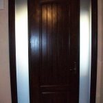 8-Foot Door-Solid-Rustic-Door-with-2-frosted-Side-Lights-Installed- by Windows and Doors Toronto in-Newmarket-Ontario-Inside-View