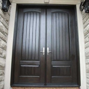 8-Foot-Fiberglass-Double-Solid-Parliament-Doors-with-Multi-Point-Locks-Installed- by Windows and Doors Toronto