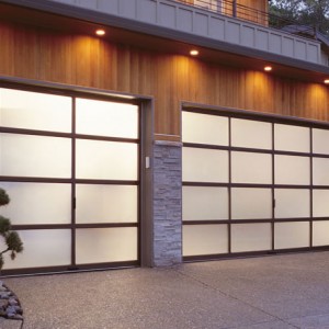Aluminum and Glass Garage Doors Installation by 8 Foot Fiberglass Garage Door-Panel 9800 Horizontal installaed by Windows and Doors Toronto