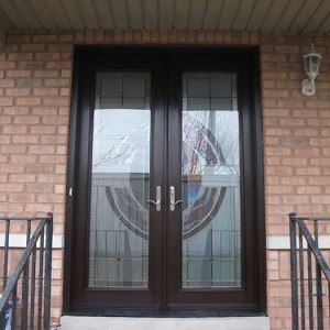 Custom Doors, Milan-Design-8-Foot-Fiberglass--Door-Installed by Custom Windows and Doors Toronto-in-Woodbridge-Inside-View
