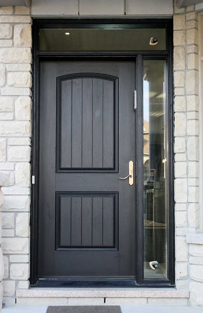Rustic Doors, Single Solid Door installed by Windows and Doors Toronto