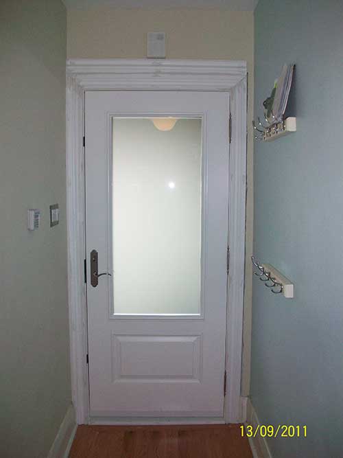 Smooth Door installed in Oshawa by Windows and Doors Toronto Inside View