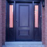 Smooth Door with 2 Side Lites by Windows and Doors Toronto