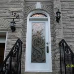Smooth Door with Transom installed by Windows and Doors Toronto
