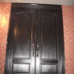 Wood Grain Double Doors with Multi Point Locks Installed by Windows and Doors Toronto