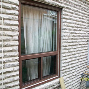 Window installation fix window with bottom single slider window