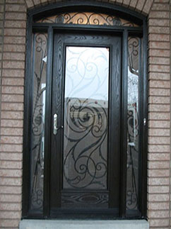 Wrought Iron Fiberglass Doors by windowsanddoorstoronto.ca